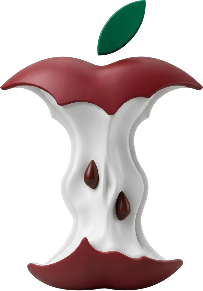 苹果核数卡 Logo